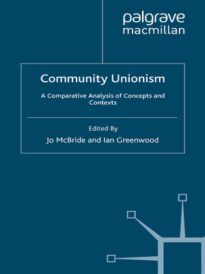 cover image of Community Unionism